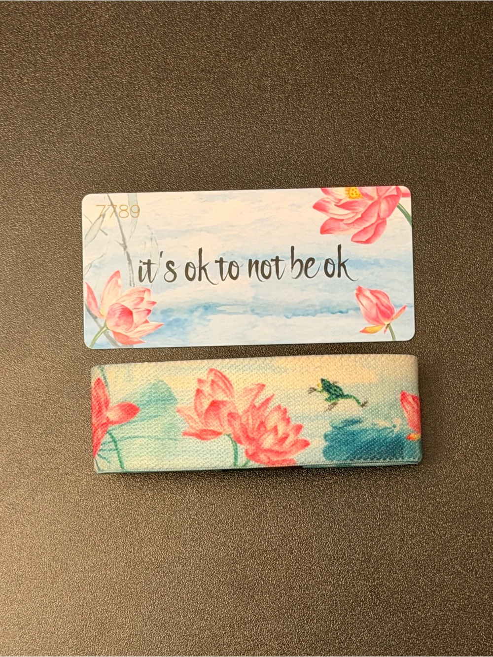 OOS ZOX “It’s Ok to Not Be Ok” *CUSTOM XS* Floral Fabric Band #7789